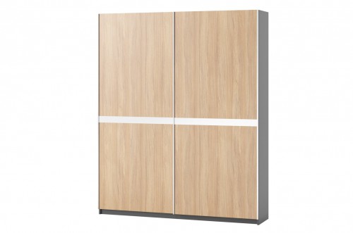 Шафа-купе OMEGA 12 SZYNAKA дуб янтарний / графіт